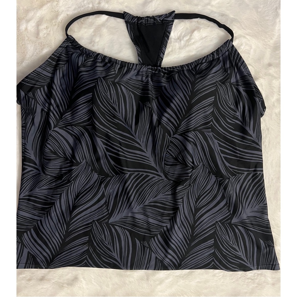 HALTER SWIM TANK, BRAND UNKNOWN